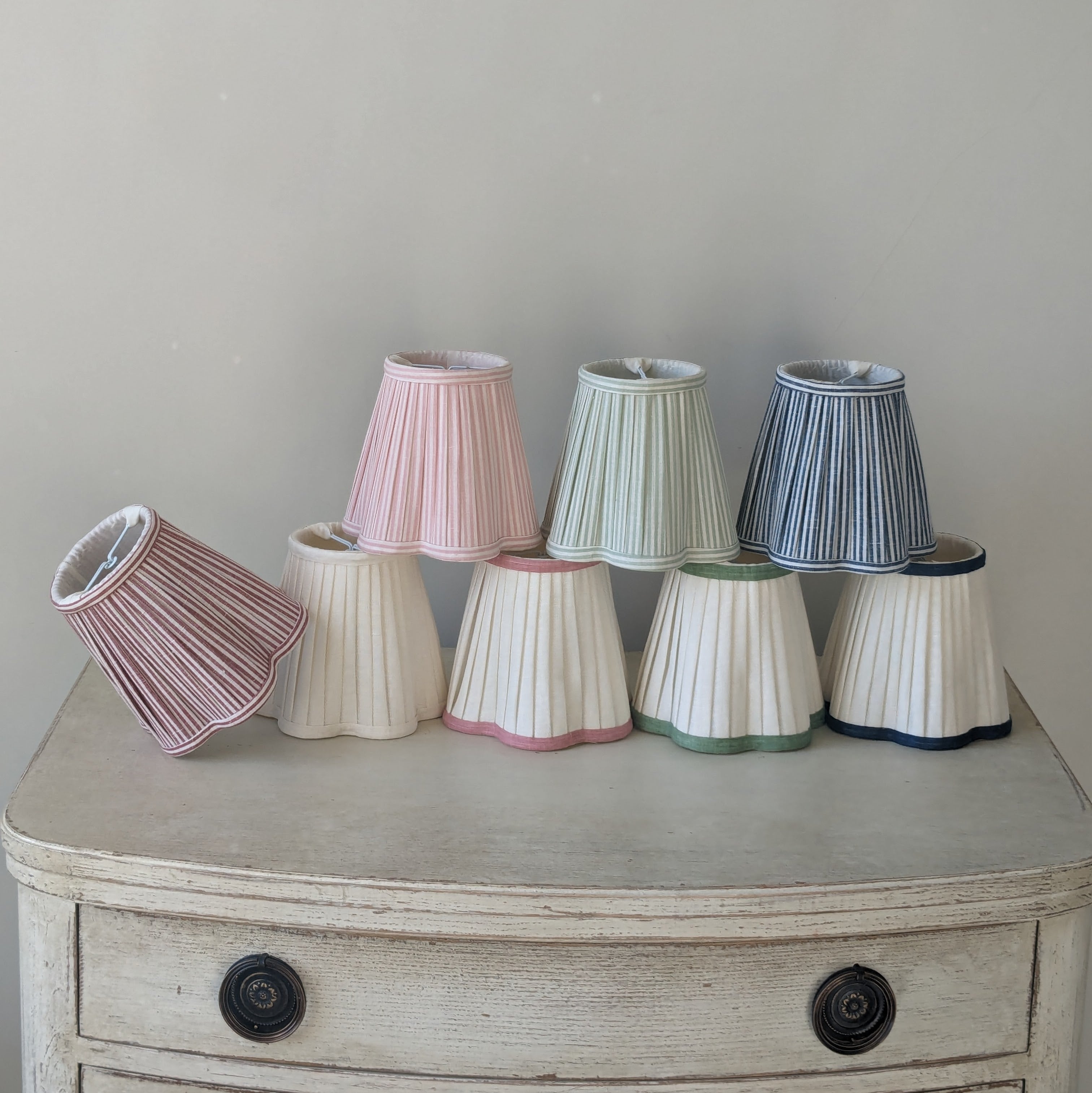 Candle clip lampshades Patton House