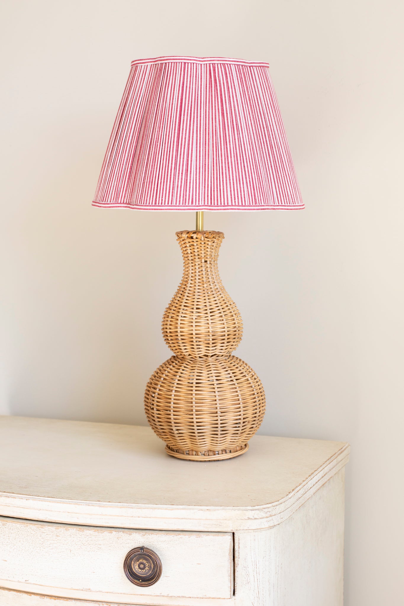 RATTAN GOURD LAMP BASE