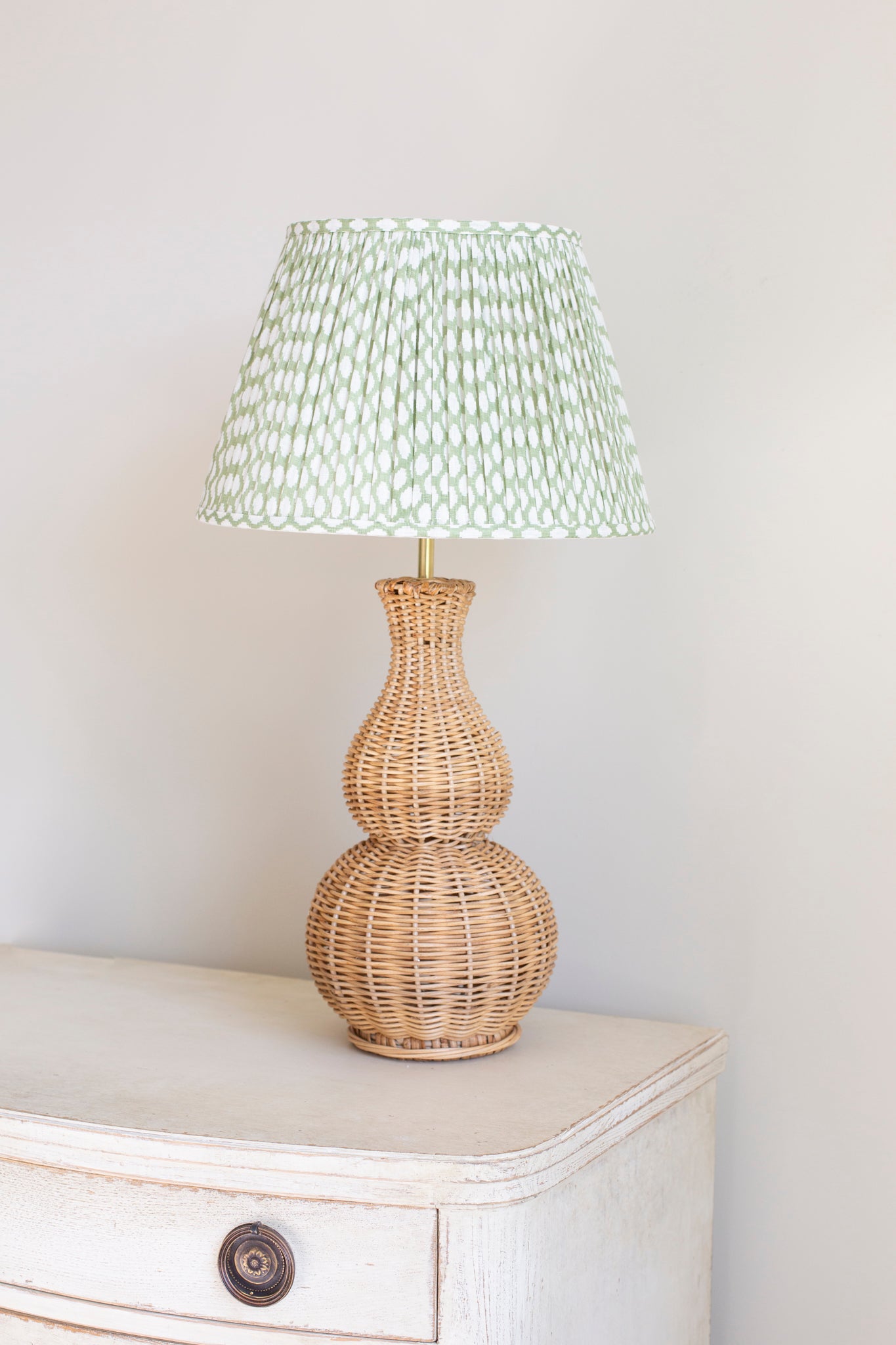 RATTAN GOURD LAMP BASE