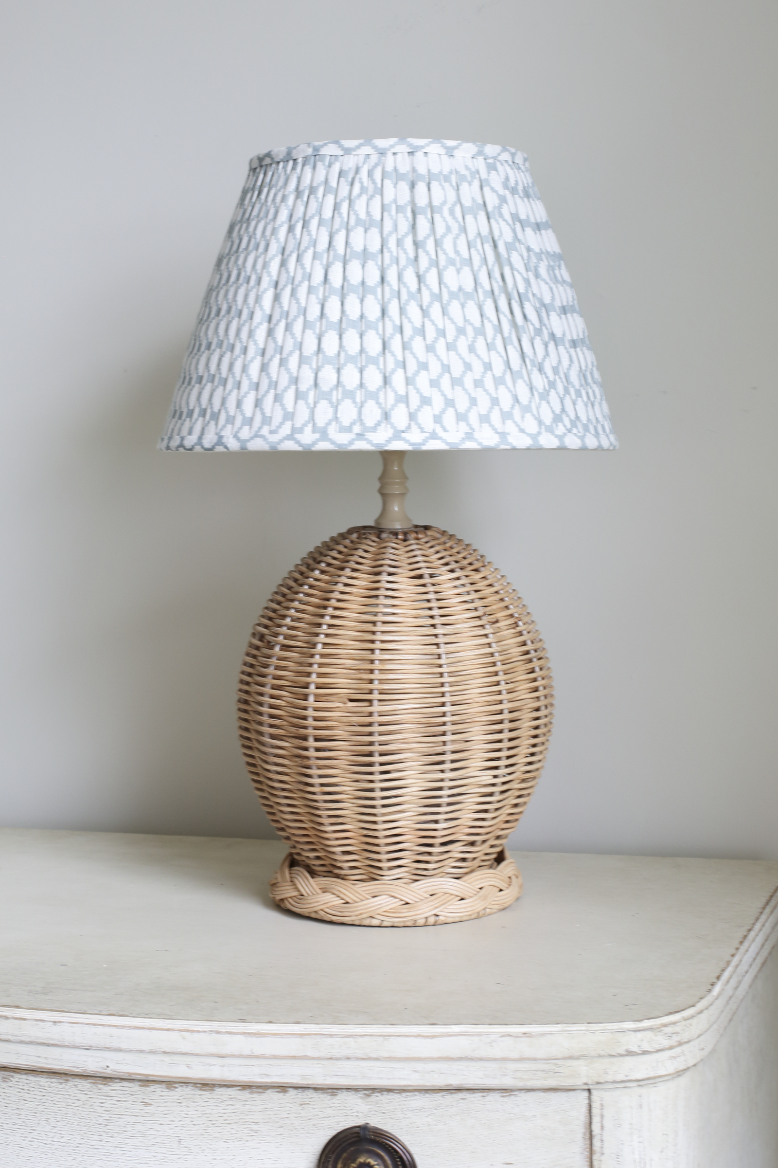 RATTAN SMALL BALL LAMP BASE