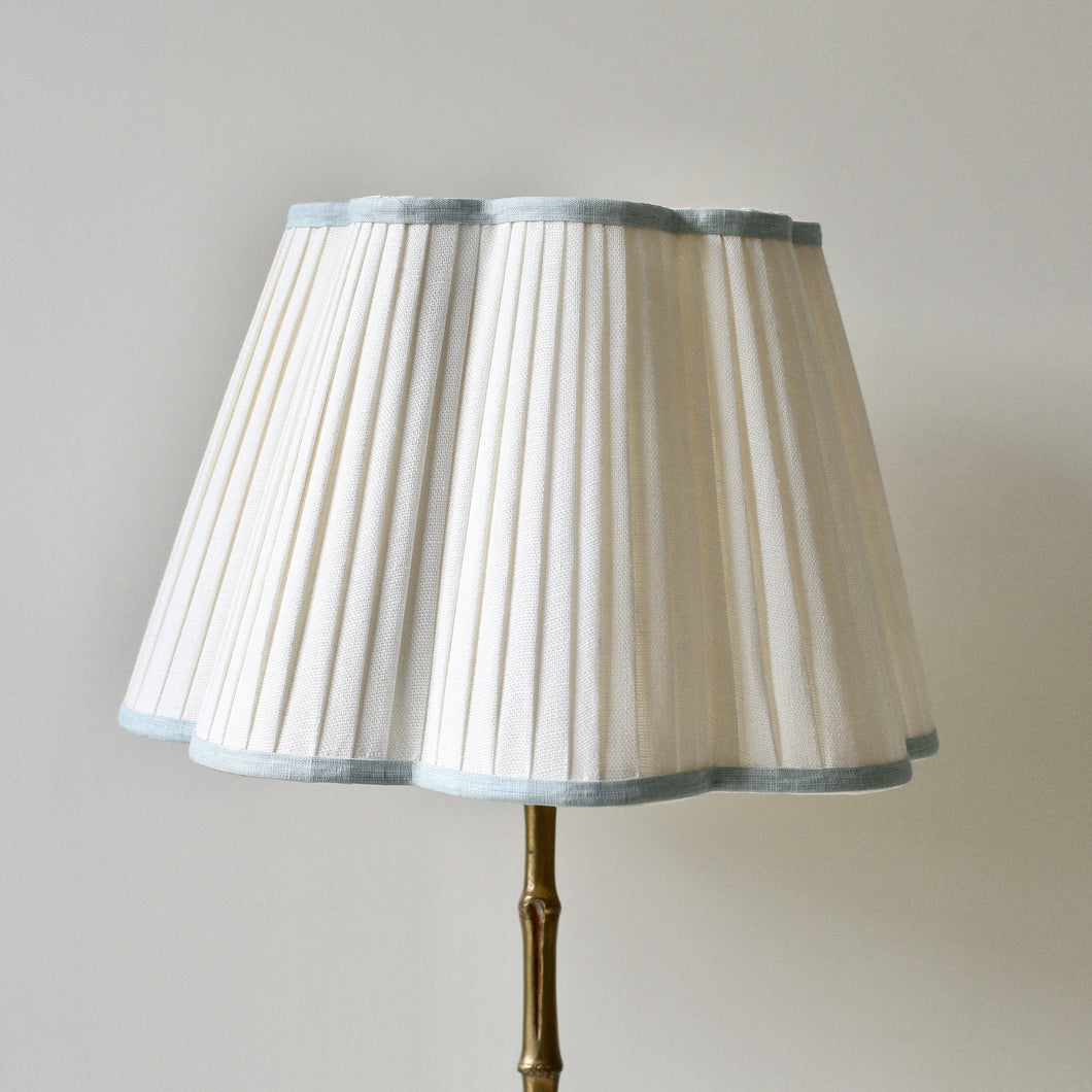 OTTILIE LAMPSHADE WITH BLUEBELL TRIM