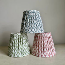 Load image into Gallery viewer, JEMIMA LAMPSHADE IN BLUEBELL - CANDLE CLIP
