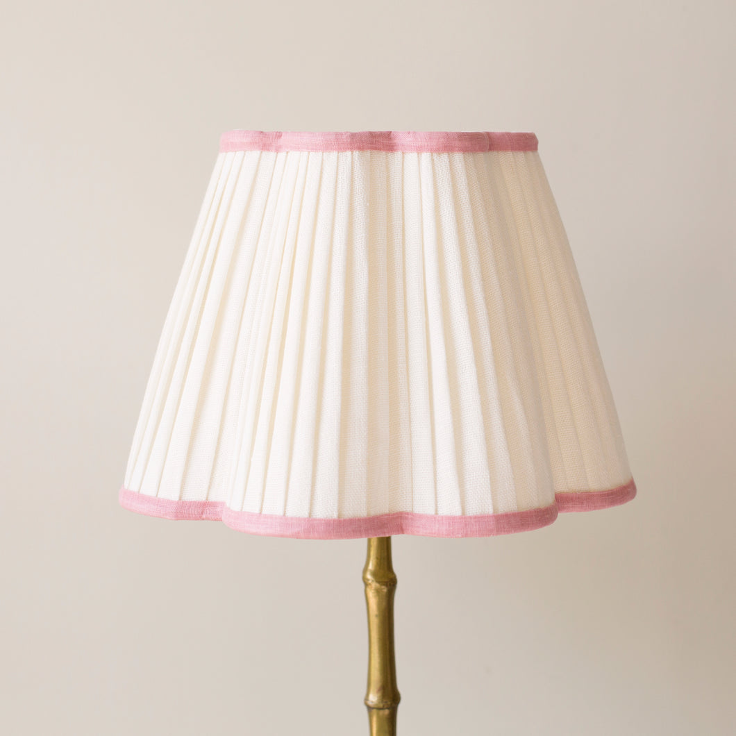 OTTILIE LAMPSHADE WITH ROSE TRIM