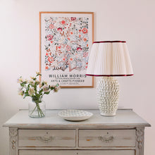 Load image into Gallery viewer, OTTILIE LAMPSHADE WITH RUBY TRIM
