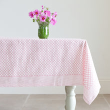 Load image into Gallery viewer, JEMIMA TABLECLOTH IN ROSE - LARGE
