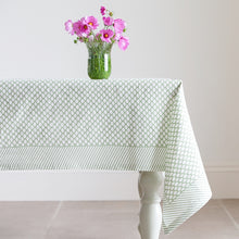 Load image into Gallery viewer, JEMIMA TABLECLOTH IN SAGE - MEDIUM
