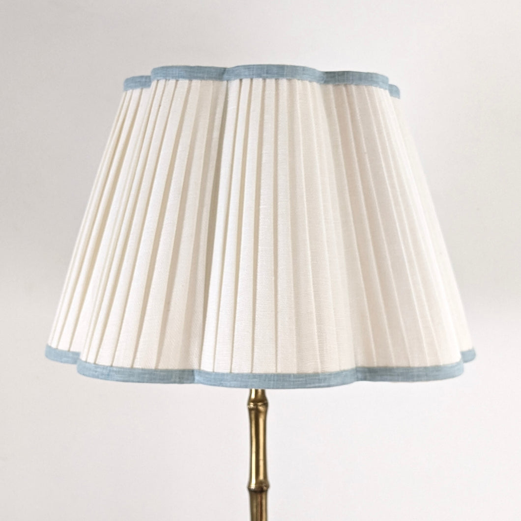 OTTILIE LAMPSHADE WITH BLUEBELL TRIM