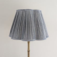 Load image into Gallery viewer, OTTILIE LAMPSHADE IN NAVY STRIPE
