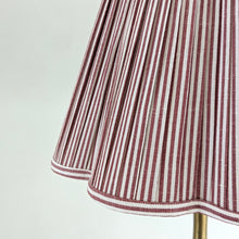 Load image into Gallery viewer, OTTILIE LAMPSHADE IN BERRY STRIPE

