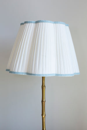 Patton House - linen block printed lampshades, lamps, cushions