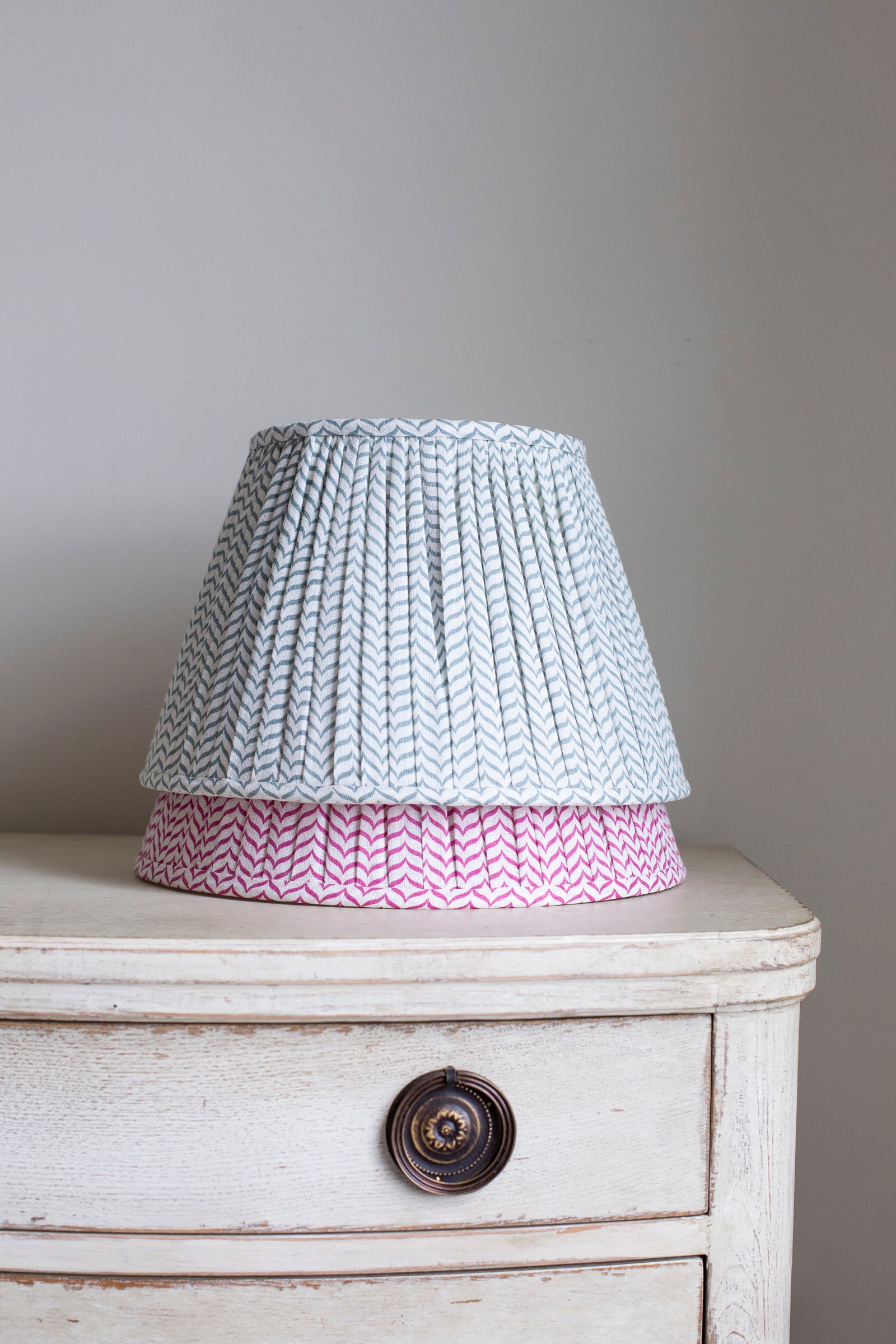 MILLIE LAMPSHADE IN SLATE BLUE