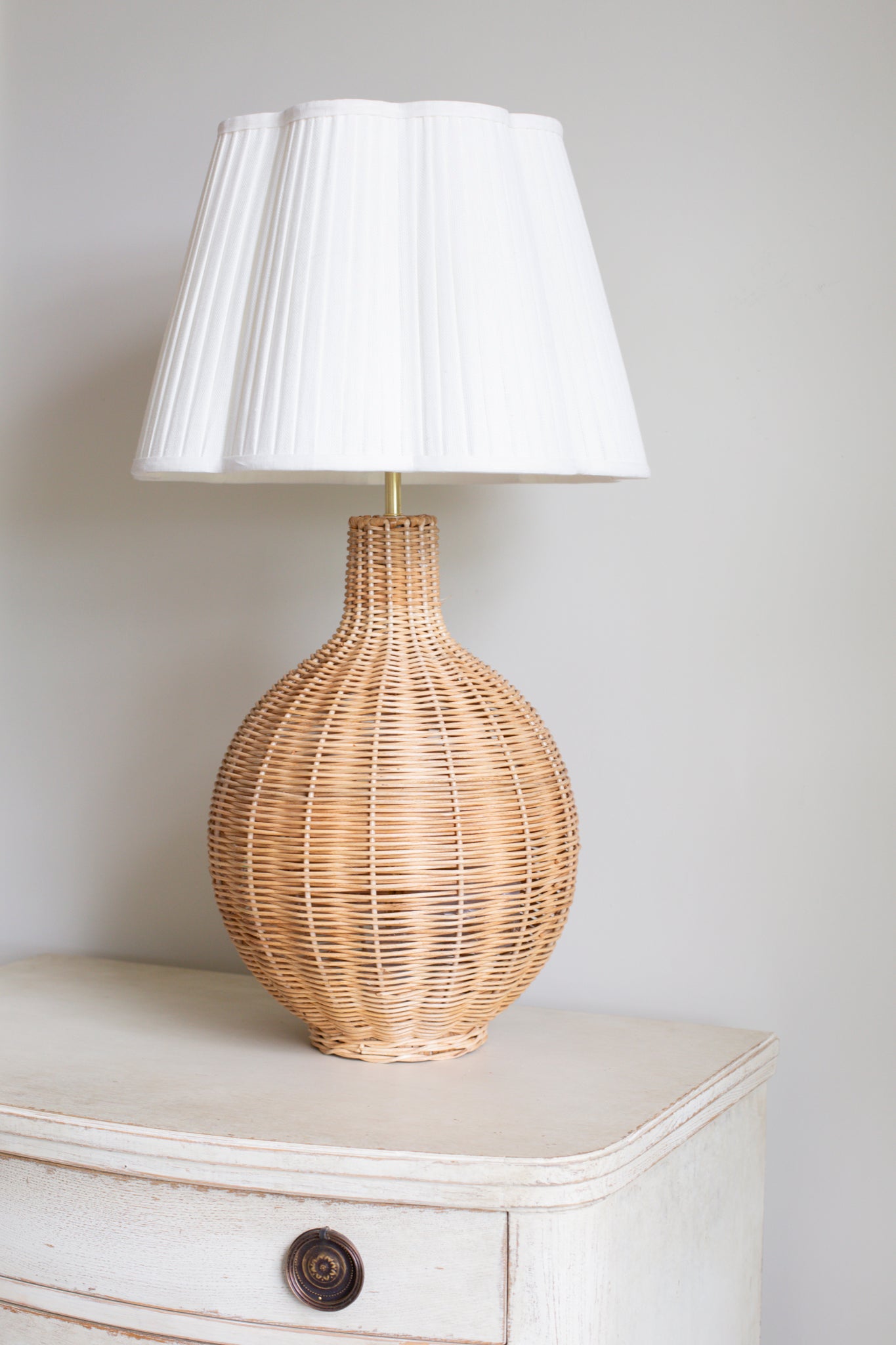 RATTAN FIG LAMP BASE