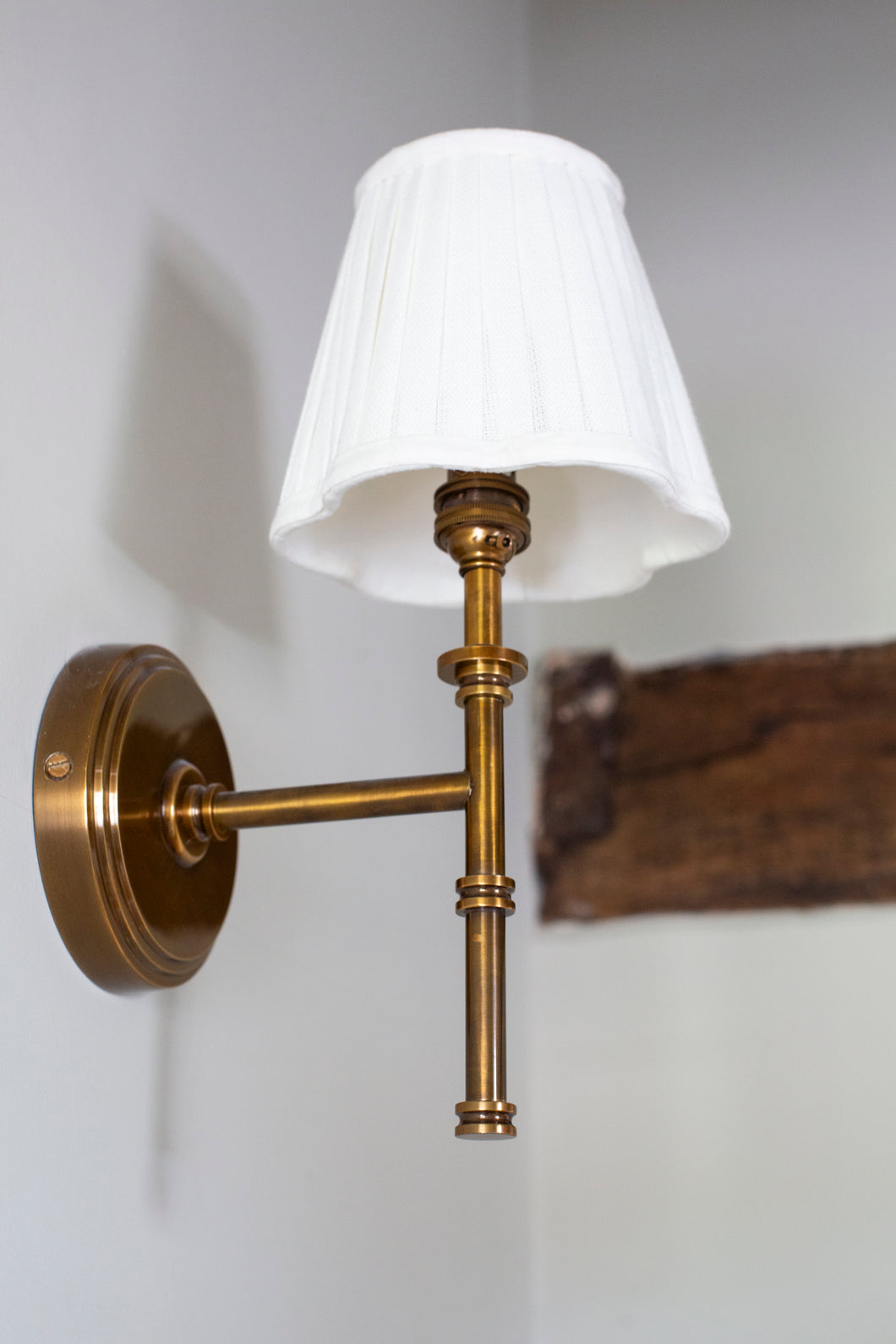 OTTILIE LAMPSHADE WITH PLAIN TRIM - CANDLE CLIP
