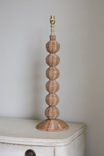 Load image into Gallery viewer, BOBBIN RATTAN LAMP BASE
