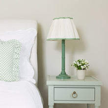 Load image into Gallery viewer, OTTILIE LAMPSHADE WITH SAGE TRIM
