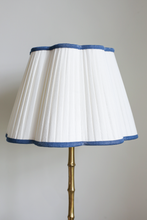 Load image into Gallery viewer, OTTILIE LAMPSHADE WITH NAVY TRIM
