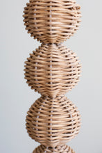 Load image into Gallery viewer, BOBBIN RATTAN LAMP BASE
