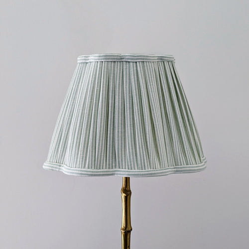 Patton House - linen block printed lampshades, lamps, cushions