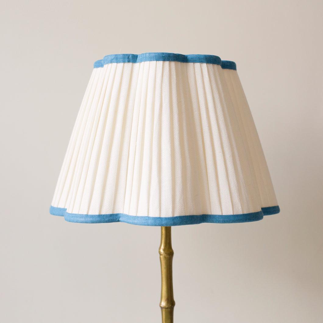 OTTILIE LAMPSHADE WITH BLUEBERRY TRIM