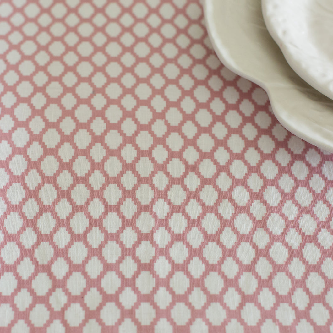 JEMIMA OILCLOTH IN ROSE - SMALL