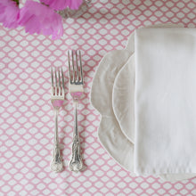 Load image into Gallery viewer, JEMIMA TABLECLOTH IN ROSE - MEDIUM
